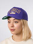 Бейсболка MITCHELL NESS арт. HP9771-LALPURP Los Angeles Lakers NBA (фиолетовый)
